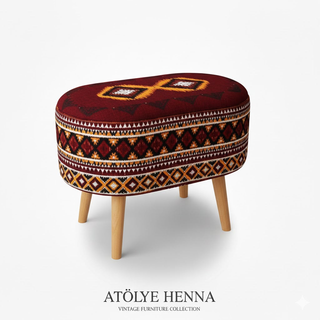 El Tasarımı Oval Puf