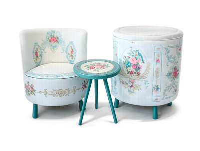Royal Garden Puf Seti