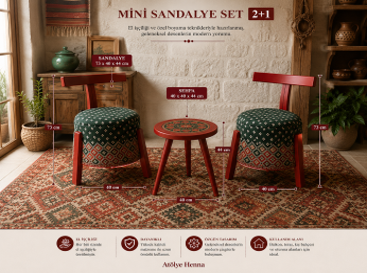 Mini Sandalye Set