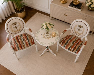 Taçlı Zarafet 2+1 Set